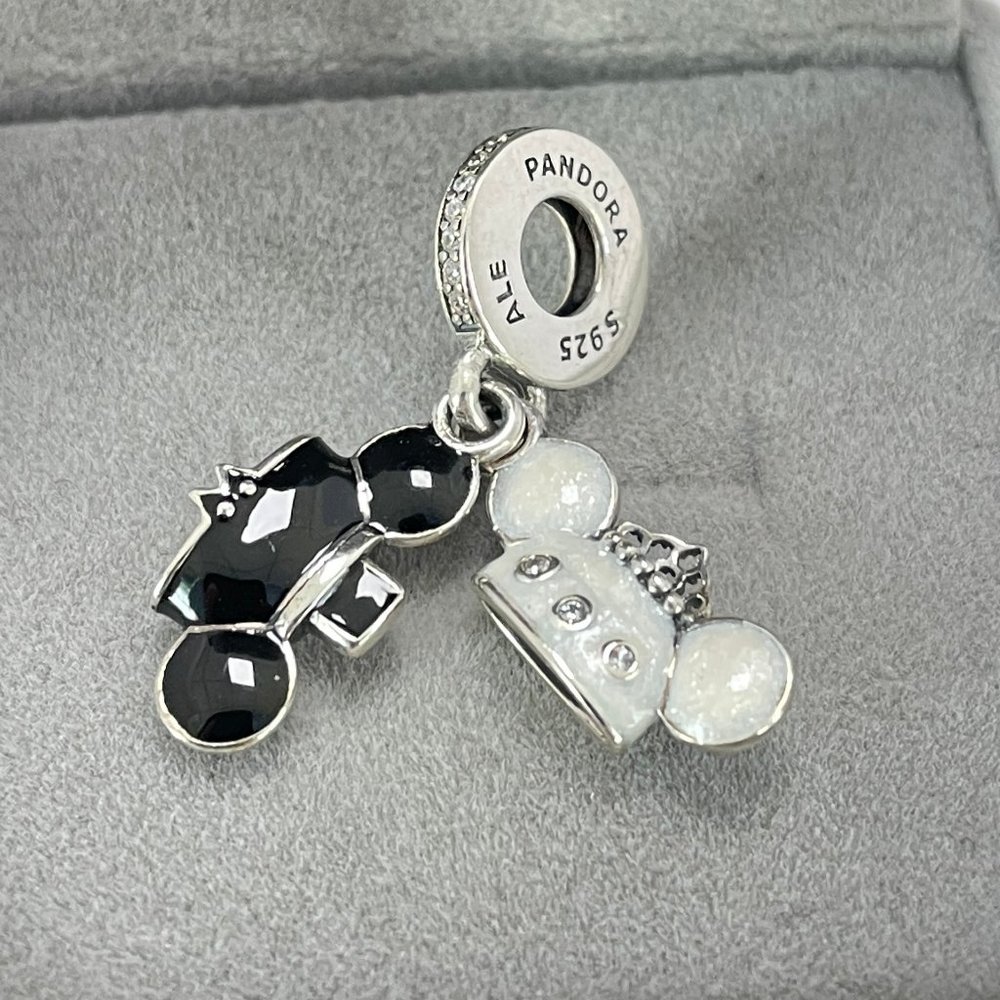 Pandora Disney Parks Mickey Mouse Minnie Mouse Wedding Dangle Charm